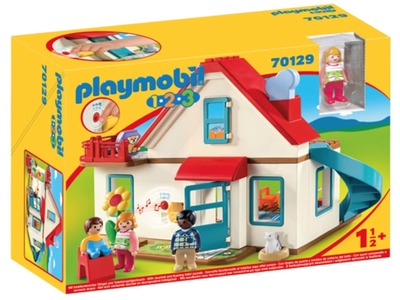 Casa de juguete para niños con timbre real. Playmobil.