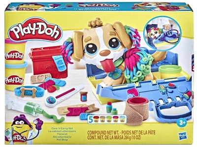Set de 10 herramientas con cachorro de juguete. Play Doh.